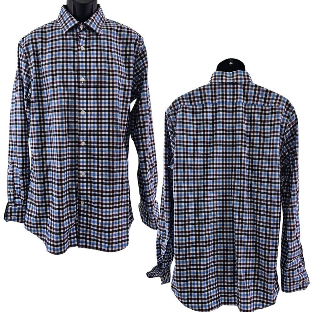 Banana Republic Men's Non-Iron Grant Fit Button Long Sleeve Shirt – Size Large